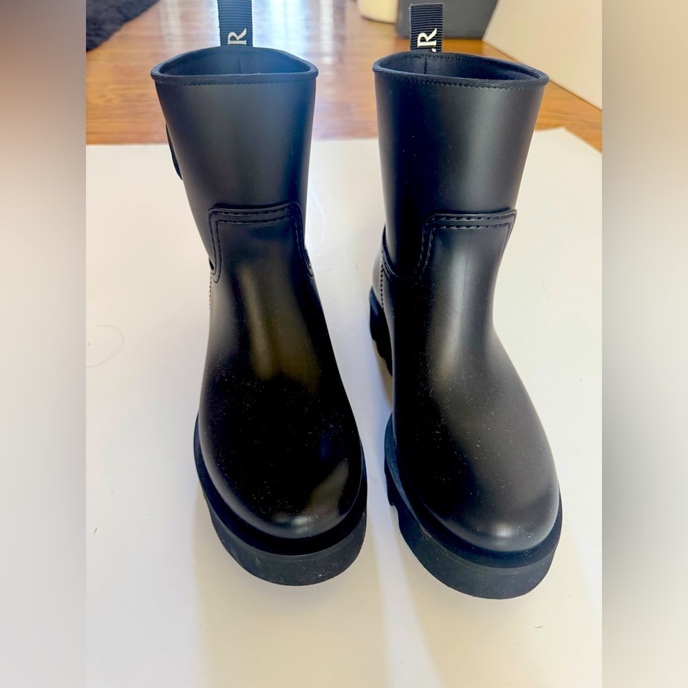 Moncler Black Ankle Boots